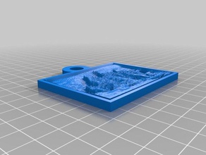 thicker salt lake temple 2d art customized 3d print model - Mito3D