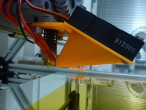 gregg wade fan mount 2 parts 3d printer 3d print model - Mito3D