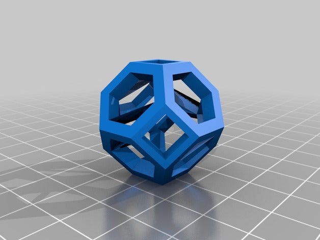 benim konveks çokyüzlülere özelleştirilmiş matematik sanat 3D print model - Mito3D