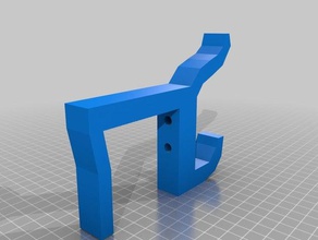 ofis kabini kat kanca monte edilmiş snap 3d print model - Mito3D