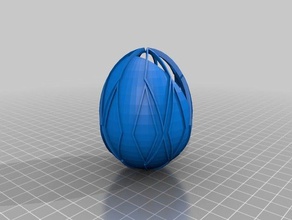 mon personnalisée de pâques artistique œufs sculptures personnalisé 3d print model - Mito3D