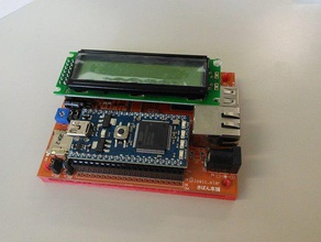 star-board-orange holder electronics 3d print model - Mito3D