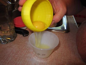 egg separator kitchen dining baking eggs white household yoke 3d print model - Mito3D