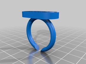 cindy text ring rings customized 3d print model - Mito3D