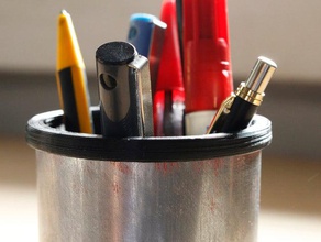 can pen holder containers cocacola coke drink lata pencil reciclaje recycle tools 3d print model - Mito3D