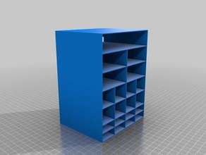 meine individuelle anpassbare mini-Speicher-rack-v16 Container 3d print model - Mito3D