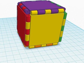 modular caixa contentores 3d print model - Mito3D