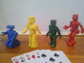 Roboter-poker-modular-Spielkarten-Roboter - Spielzeug Spiele get bit tabletop Tabelle top wil wheaton 3d print model - Mito3D