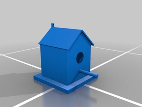 birdhouse outdoor garden 3d print model - Mito3D