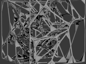 fractal cubo decoración complejo paramétricas prueba 3d print model - Mito3D