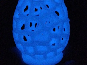 voronoi coelhinho da páscoa cabeça de ovo decoração coelho remix 3d print model - Mito3D