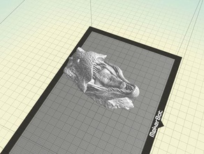 rex buste sculptures dinosaure 3d print model - Mito3D