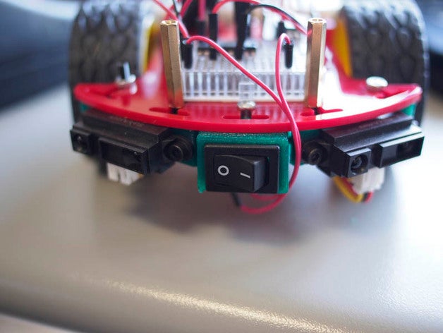 quickbot commutateur de titulaire la robotique 3D print model - Mito3D