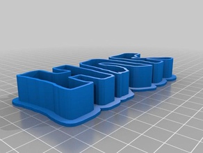 benim adım mutfak yemek özelleştirilmiş 3d print model - Mito3D