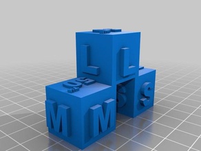 lms 50 blocchi 3d stampa 3d print model - Mito3D