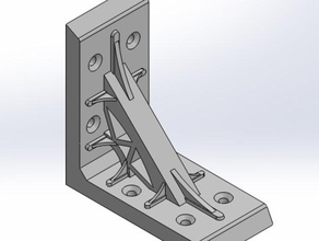 right angle clamp gestärkt diy 90 Grad 3d print model - Mito3D