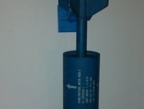wall mounted arm bracket practice bomb decor 3d print model - Mito3D