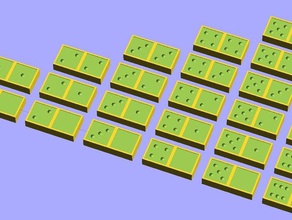 ekobots domino oyunlar parça oyun 3d print model - Mito3D