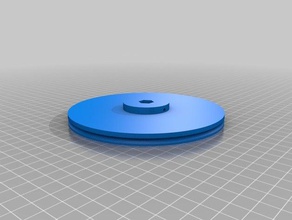 paramétrico de la rueda gusano varilla roscada diy 3d print model - Mito3D