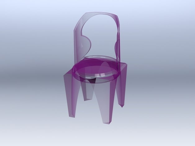 sedia moderna sede cucina pranzo 3D print model - Mito3D