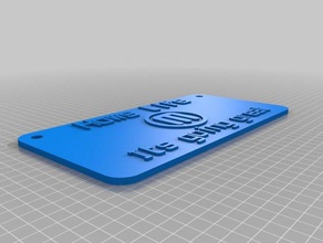 faire signe de vie des signes les logos personnalisé 3d print model - Mito3D