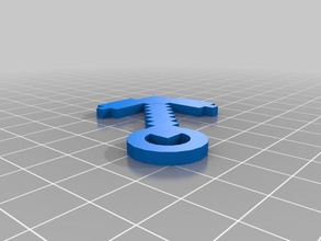minecraft-Spitzhacke Schlüsselanhänger Requisiten 3d print model - Mito3D