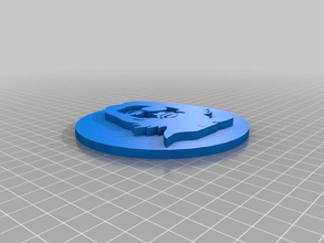 snake plissken distintivo le monete badge 3d print model - Mito3D