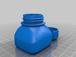 bottiglia con tappo a vite 1 altri 3d print model - Mito3D