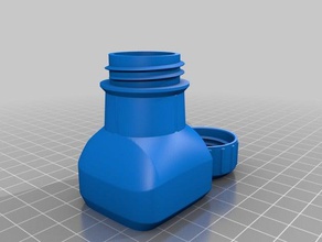 bottiglia con tappo a vite 2 altri 3d print model - Mito3D