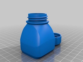 bottiglia con tappo a vite 3 altri 3d print model - Mito3D