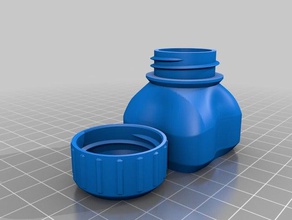 bottiglia con tappo a vite 6 altri 3d print model - Mito3D