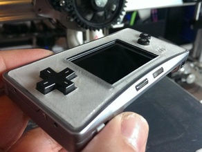 faceplate gameboy micro video games gbm 3d print model - Mito3D