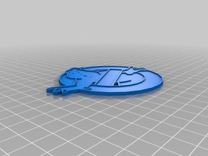 gostbusters logo 3d baskı 3d print model - Mito3D