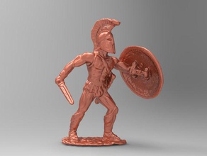 l'oplita sculture hoplita 3d print model - Mito3D