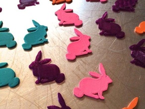 Paskalya tavşanı takılar dekor jewlery 3d print model - Mito3D