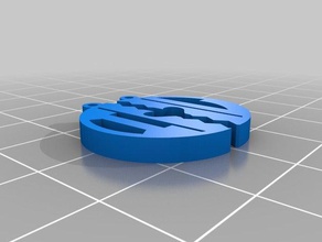 özelleştirilmiş yarım kalp monogram kolye ıvan loren benim takı 3d print model - Mito3D