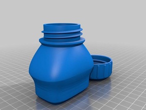 bottiglia con tappo a vite 10 altri 3d print model - Mito3D