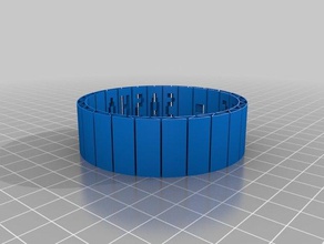 pulsera de lucas-sasha las pulseras personalizado 3d print model - Mito3D