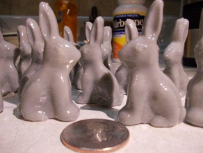 chocolate bunny decoración pascua 3d print model - Mito3D