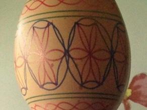 renkli Paskalya yumurtası eski 2d sanat yumurta-bot eggbot pysanka pysanky Ukrayna 3d print model - Mito3D