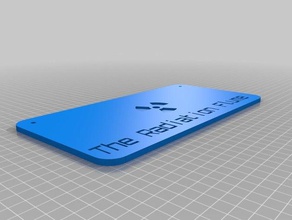 a minha entrada personalizado sinais logotipos 3d print model - Mito3D