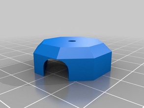 ogni angolo di asta serraggio in diagonale reprap supporto 3d la stampante parti customizer openscad parametrico 3d print model - Mito3D