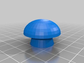 basic mushroom toy game accessories 3d print model - Mito3D