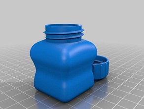 bottiglia con tappo a vite 17 altri 3d print model - Mito3D
