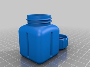 bottiglia con tappo a vite e 19 altri 3d print model - Mito3D