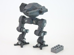 Habicht mech Modell Roboter mecha kein support supportless 3d print model - Mito3D