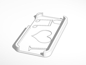 amo la musica di iphone 5 casecover mobile 5c 5s apple 3d print model - Mito3D