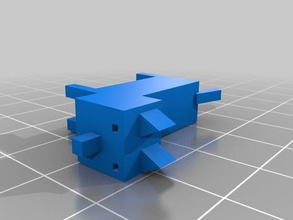 minecraft perro 3d la impresión animal mascota lobo 3d print model - Mito3D