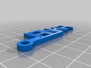 janka keychain keychains customized 3d print model - Mito3D