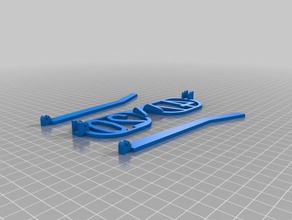 420 glasses arms customized 3d print model - Mito3D